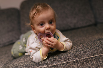 baby chewing toy for tooth growth © cherryandbees