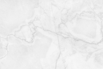 White, gray marble texture with black veins and  curly seamless patterns