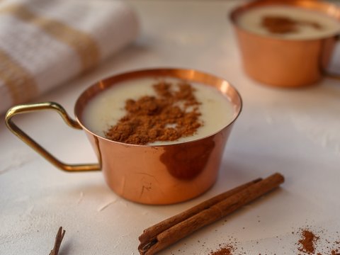 traditional Turkish drink; sahlep.