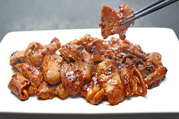 ホルモン味噌焼き