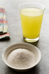 Instant Lemon Flavored Fruit Juice Pectin Powder for Lemonade Beverage.