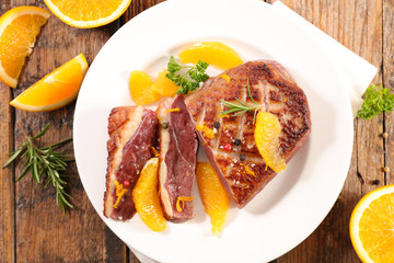 magret de canard Ã  l'orange