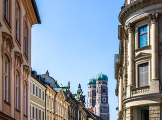 Famous Munich Cathedral - Liebfrauenkirche