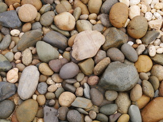 pebbles on the beach