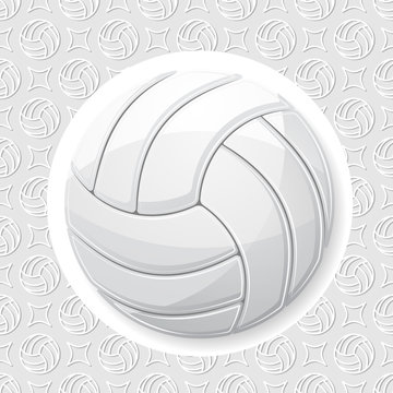 Volleyball white wallpaper