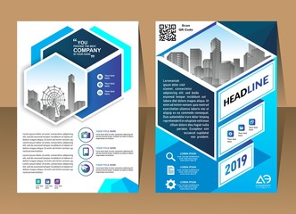 creative cover and layout for presentation and marketing
