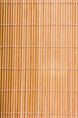 Interlaced sushi bamboo mat texture