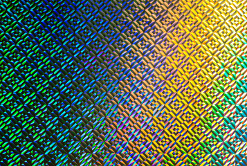 Texture of colored foil with holographic effect. Christmas, New Year, holiday, festival, carnival background