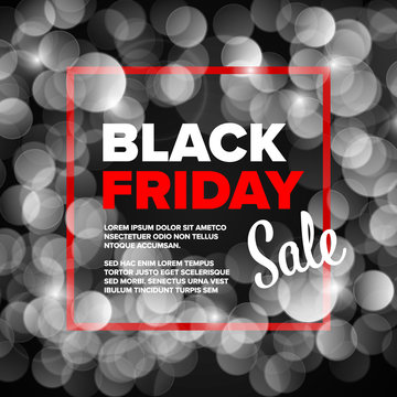 Black Friday poster flyer template