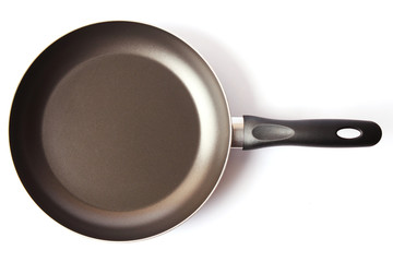 pan isolated on white. Non-stick coating. Cooking food. kitchenware