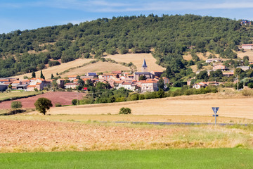 Fototapeta na wymiar Village de Rebourguil, Aveyron, France 