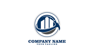 Buy Sell Maintenance Building Property Logo Template