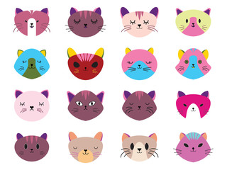  Cat icon in EPS10 vector format isolated