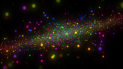 Galaxy abstract background color