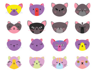  Cat icon in EPS10 vector format isolated