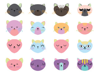  Cat icon in EPS10 vector format isolated