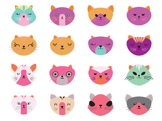  Cat icon in EPS10 vector format isolated