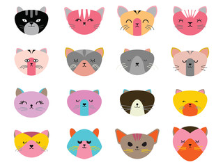  Cat icon in EPS10 vector format isolated