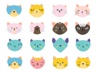  Cat icon in EPS10 vector format isolated