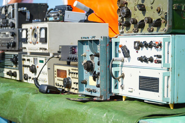 Old radio engineering devices