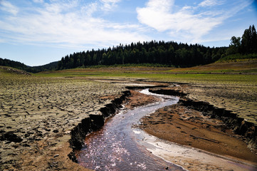 Europa, Deutschland, Sachsen, Osterzgebirge, Landkreis Sächsische Schweiz, Talsperre Lehnmühle,...