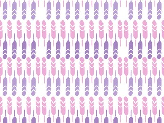 Seamless background pattern with abstract feathers. Vector illuctration.print on paper or fabric