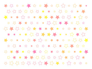 背景　パターン　ランダム　星