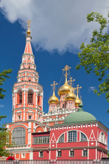 Fototapeta na wymiar Church of the Resurrection of the Сhrist in Kadashi, Moscow
