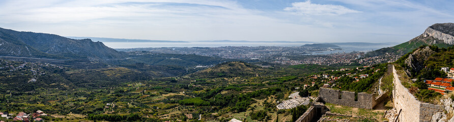 Fototapeta premium panorama of split