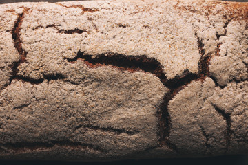 freshly baked bread. Bakery