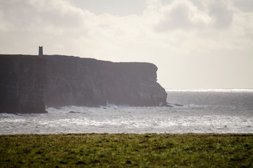 Coastal Landscape with Cliffs