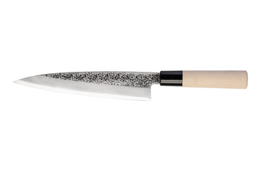 Stainless steel santoku knife