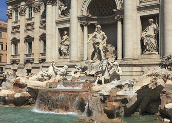 Rome Italy - Trevi fountain (Fontana di Trevi)