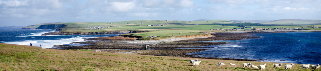 Panoramic View of Orkney, Scotland 