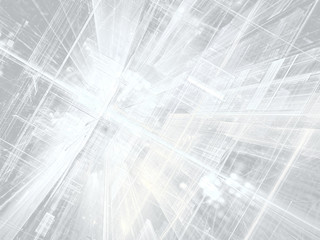 White background in tech style - digitally generated image