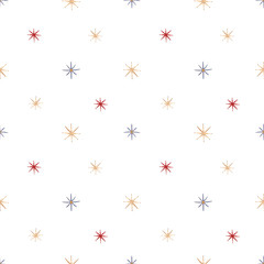 Stars seamless pattern