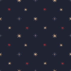 Stars seamless pattern
