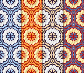 Set of Art-deco pattern. Seamless. Arabesque. vector illustration. For invitation wedding, valentine's, background, wallpaper