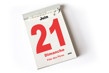21. Juin 2020  Fete des Peres