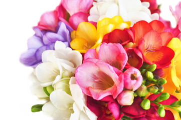 Obraz na płótnie Canvas Colorful flowers bouquet.