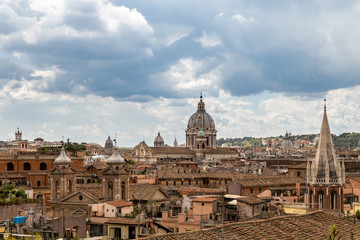 Fototapeta na wymiar Beautiful aerial view of Rome