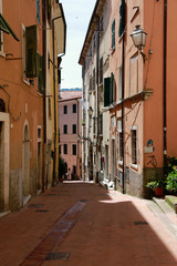 Carrara Toskana Italien Stadtansicht