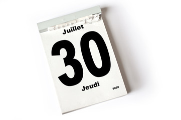 30. Juillet 2020