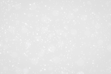 abstract white silver bokeh defocused background