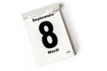 8. Septembre 2020
