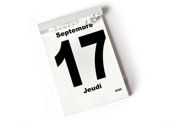 17. Septembre 2020