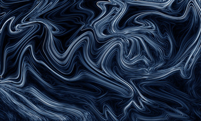 Digital blue abstract background with liquify flow