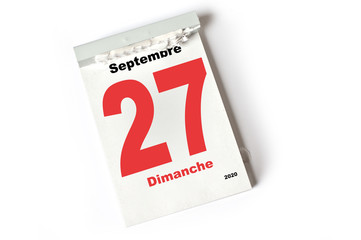 27. Septembre 2020