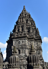 Shrine of Prambanan hindu temple, Yogyakarta, Central Java, Indonesia.