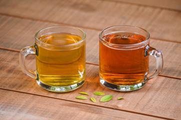 Tisana flavors and nature flowers